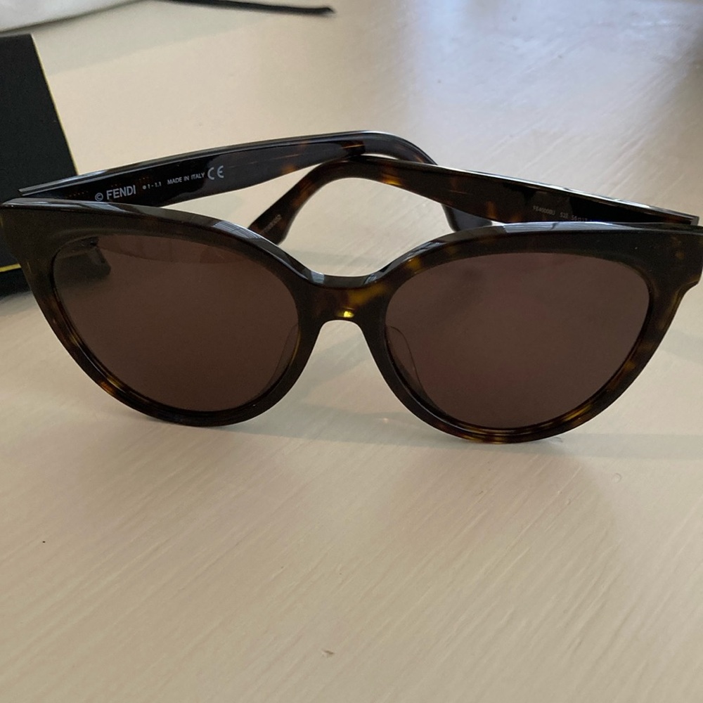 Fendi Women's Tortoise Shell Sunglasses.